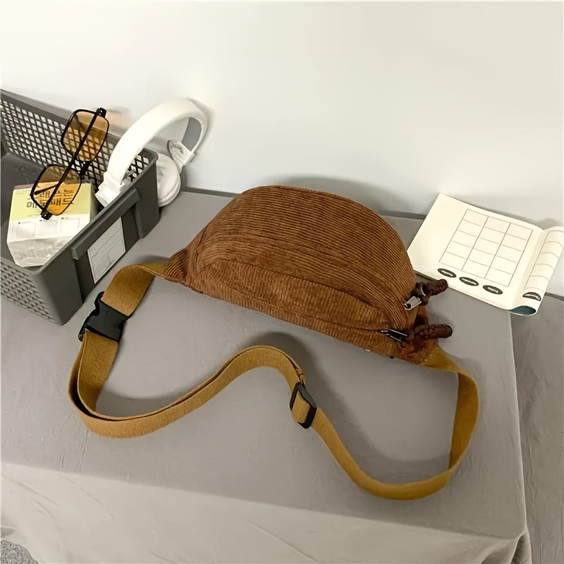 Eleanor | Corduroy Shoulder Bag