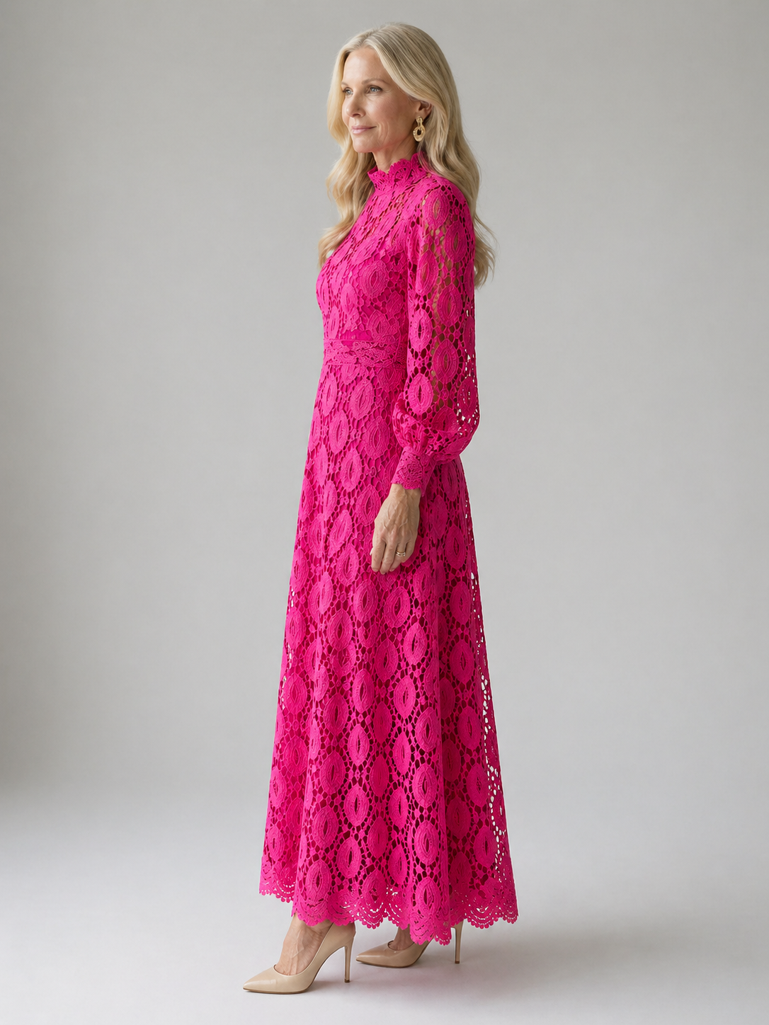 Ottilie | Lace Midi Dress