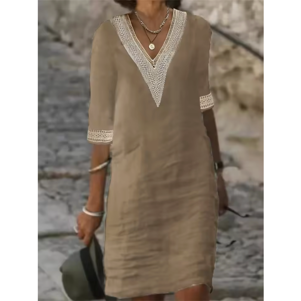 Evelyn – Breathable Embroidered Dress