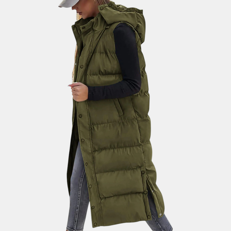 AUDREY | Maxi Hooded Puffer Gilet