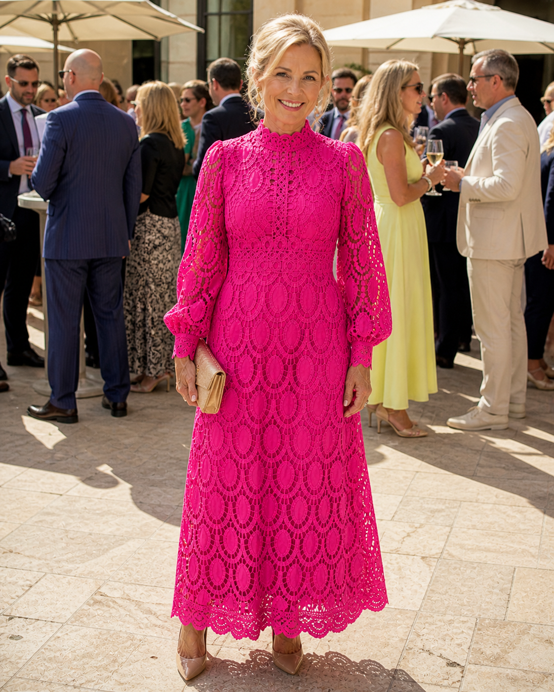 Ottilie | Lace Midi Dress