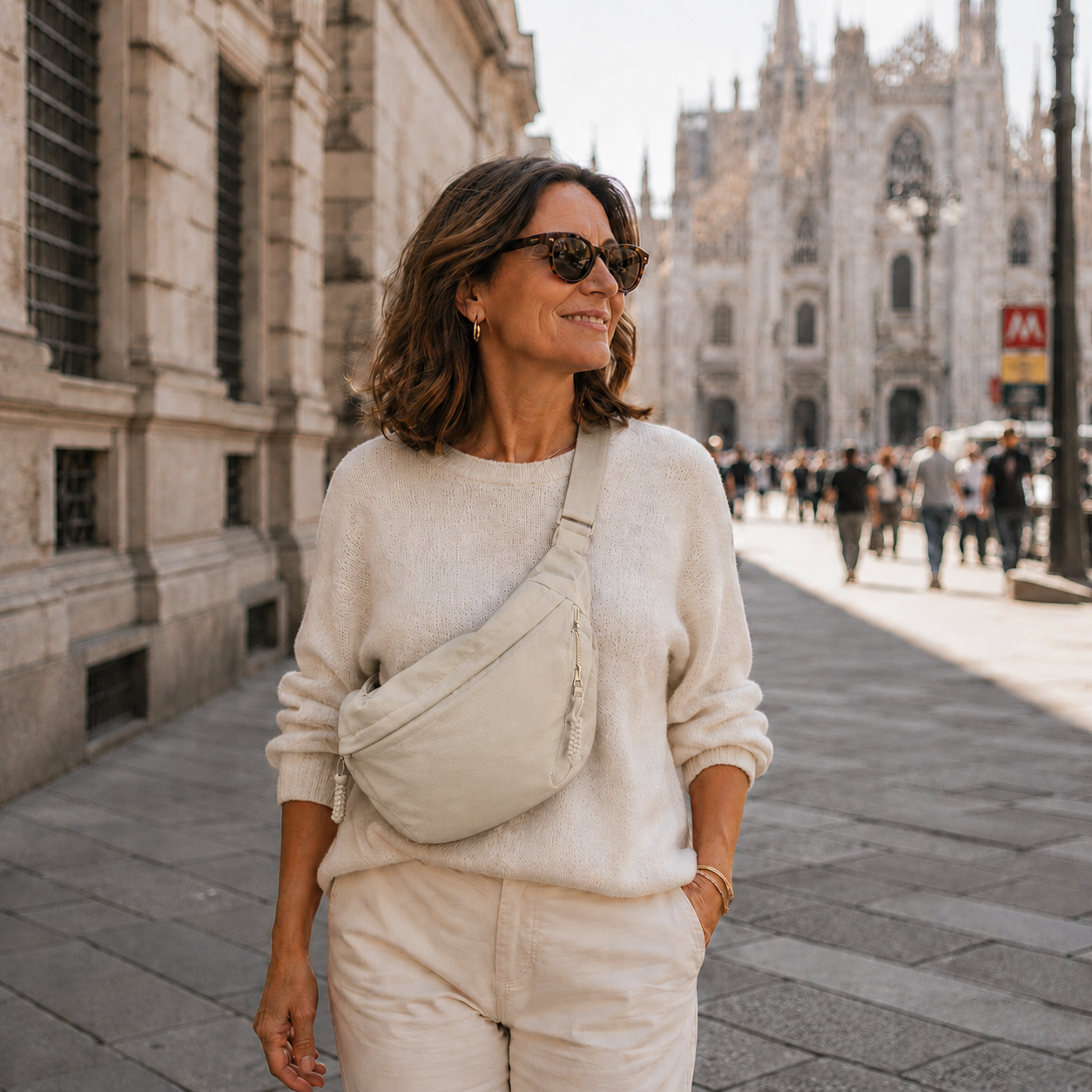 Arabella | Beige Shoulder Bag