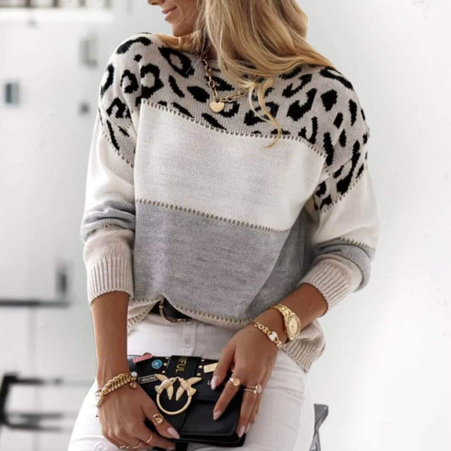 Louise™ - Leopard Print Sweater