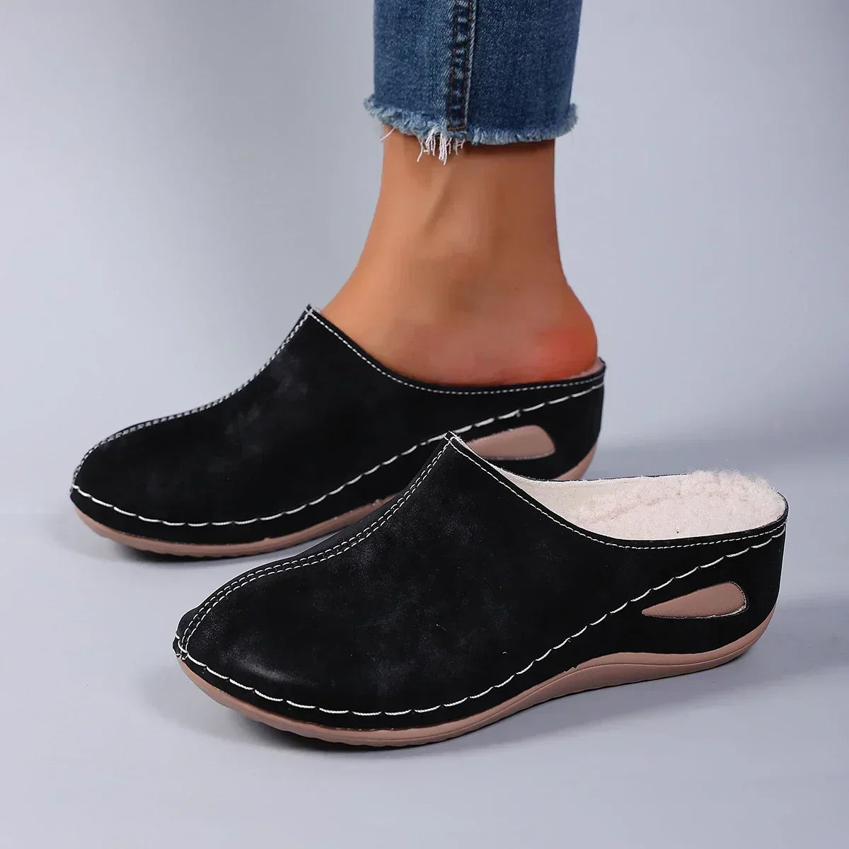 Élise™ | Warm Orthopaedic Slippers for Daily Comfort