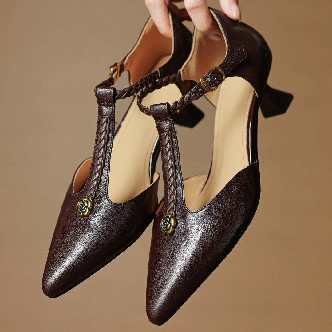 KATHY | ELEGANT LEATHER SANDALS
