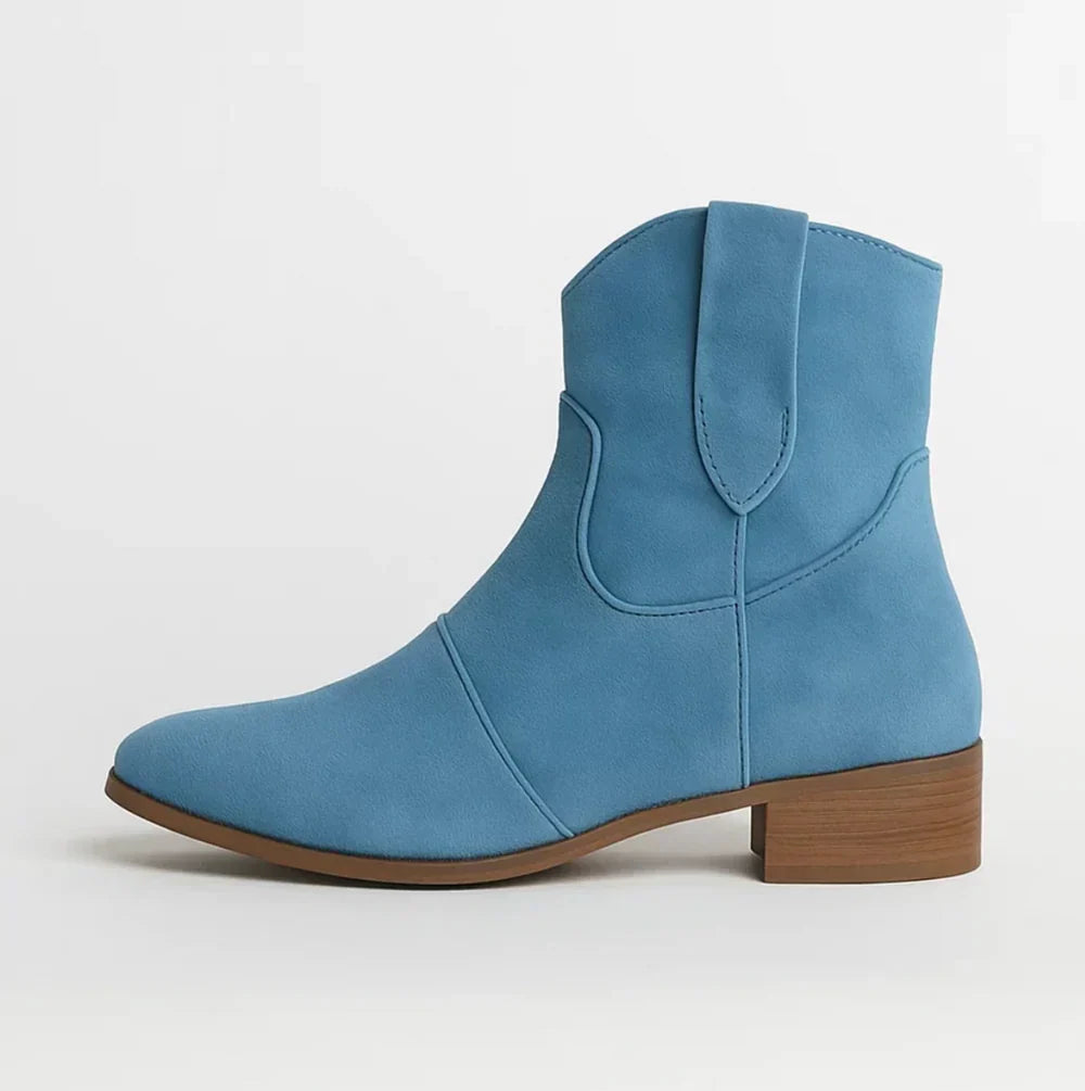 SUEDELLEA™ | WESTERN SUEDE BOOTS