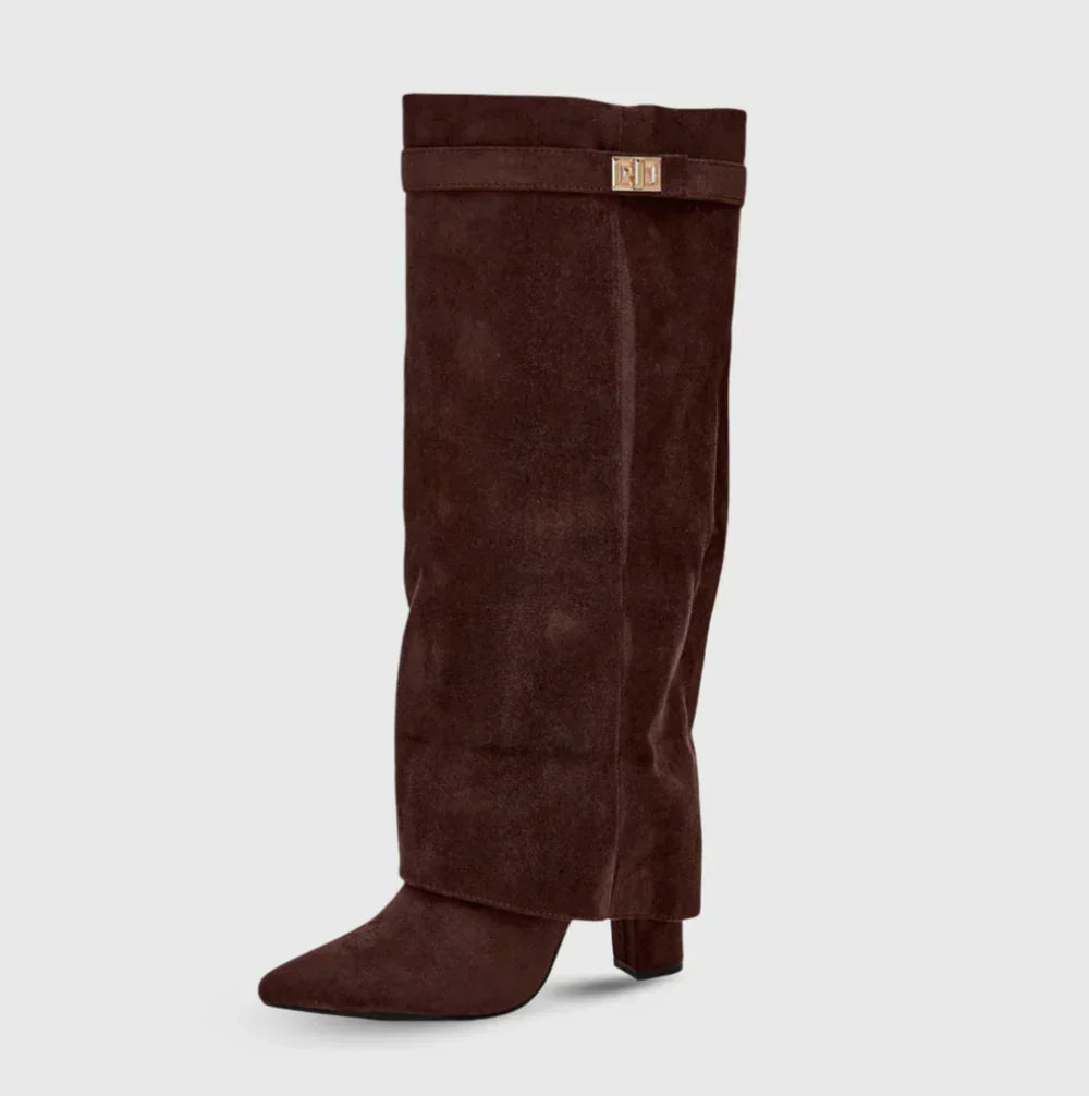 SUEDORA™ | HIGH SUEDE BOOTS