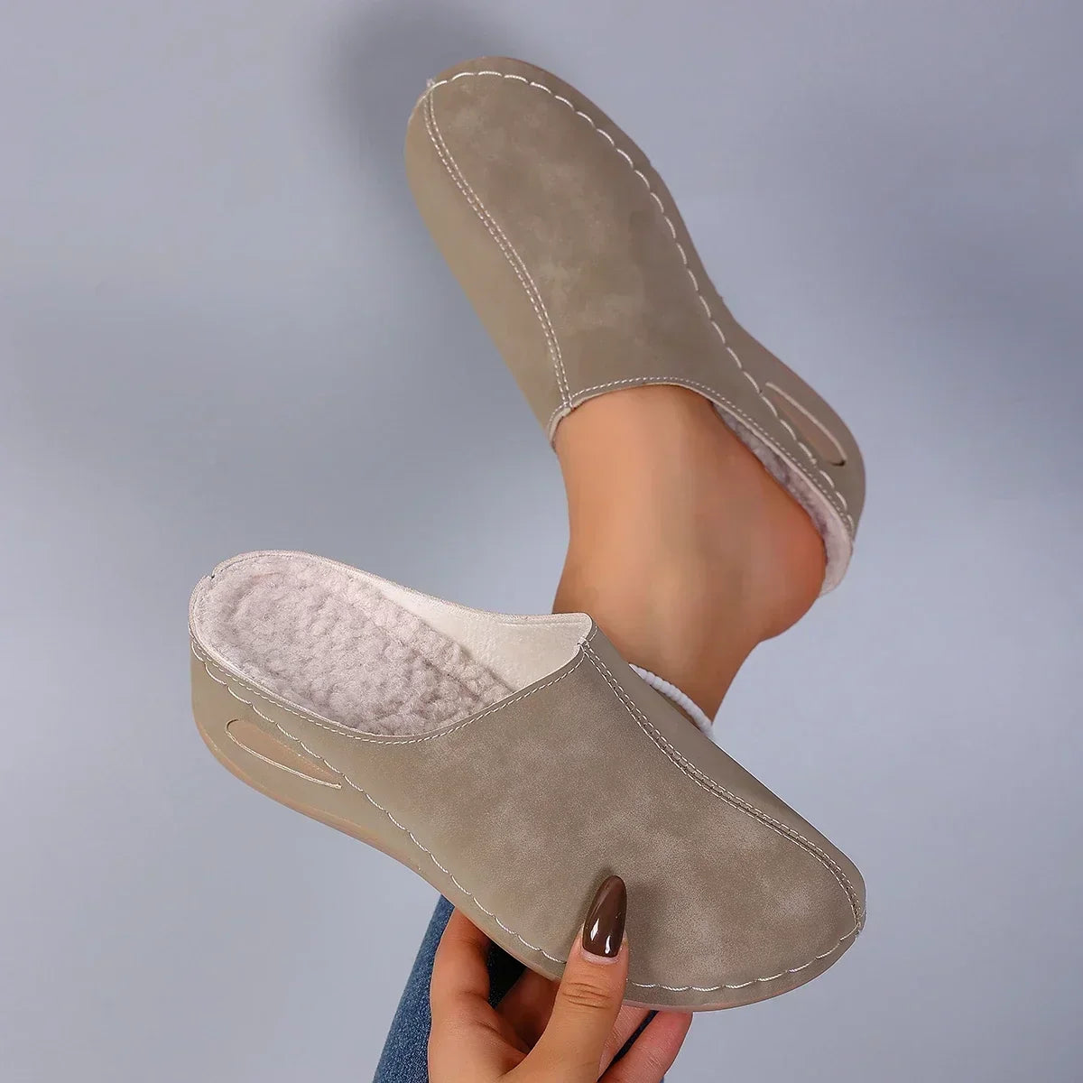 Élise™ | Warm Orthopaedic Slippers for Daily Comfort