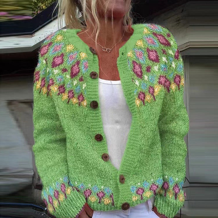 RUBY | VINTAGE ICELANDIC CARDIGAN