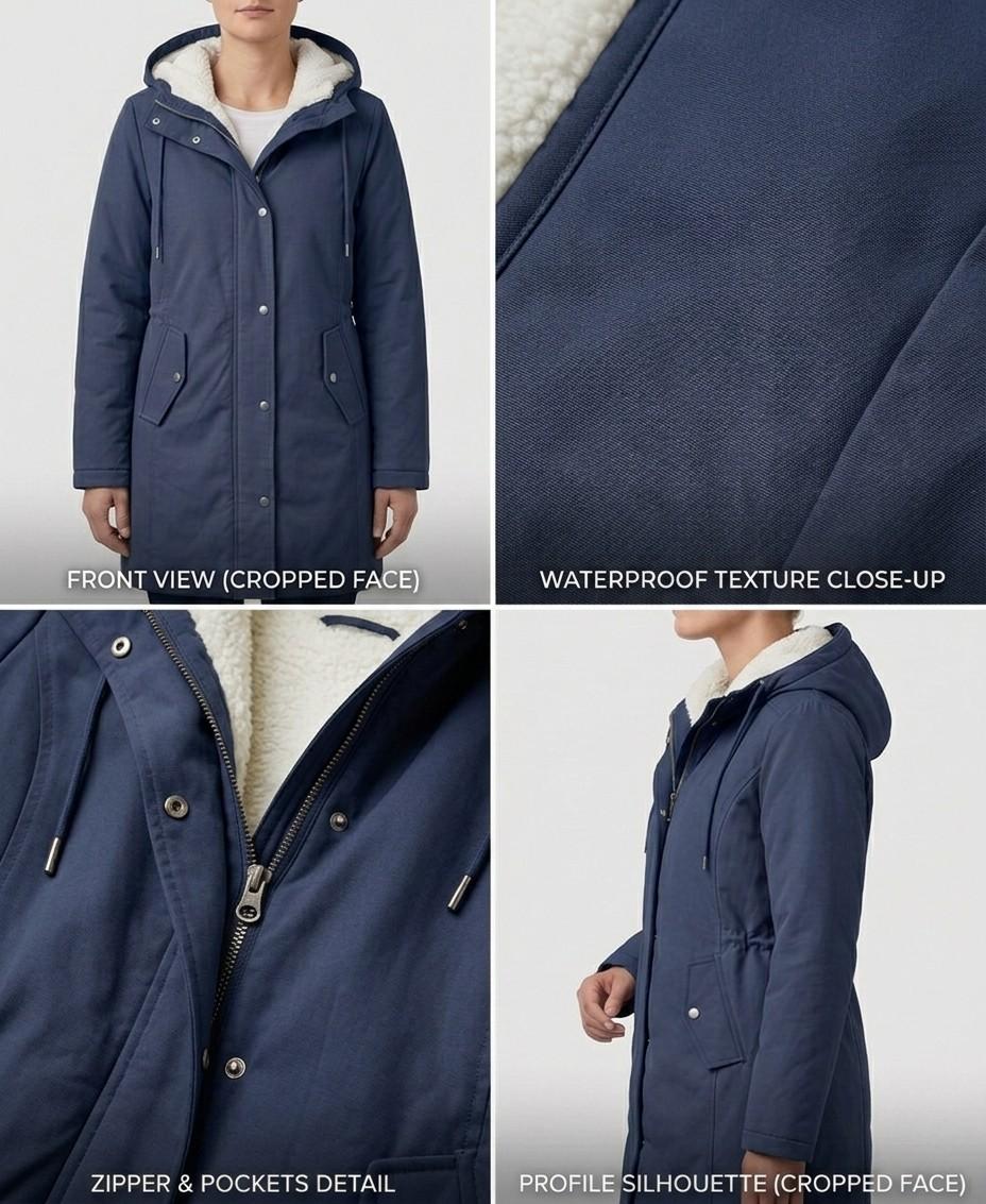 Harriet™ | Cosy Hooded Weatherproof Coat