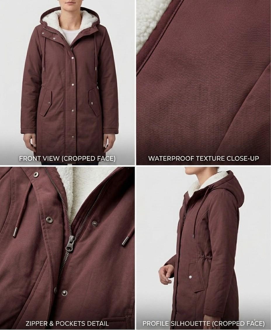 Constance™ | Cosy Hooded Weatherproof Coat