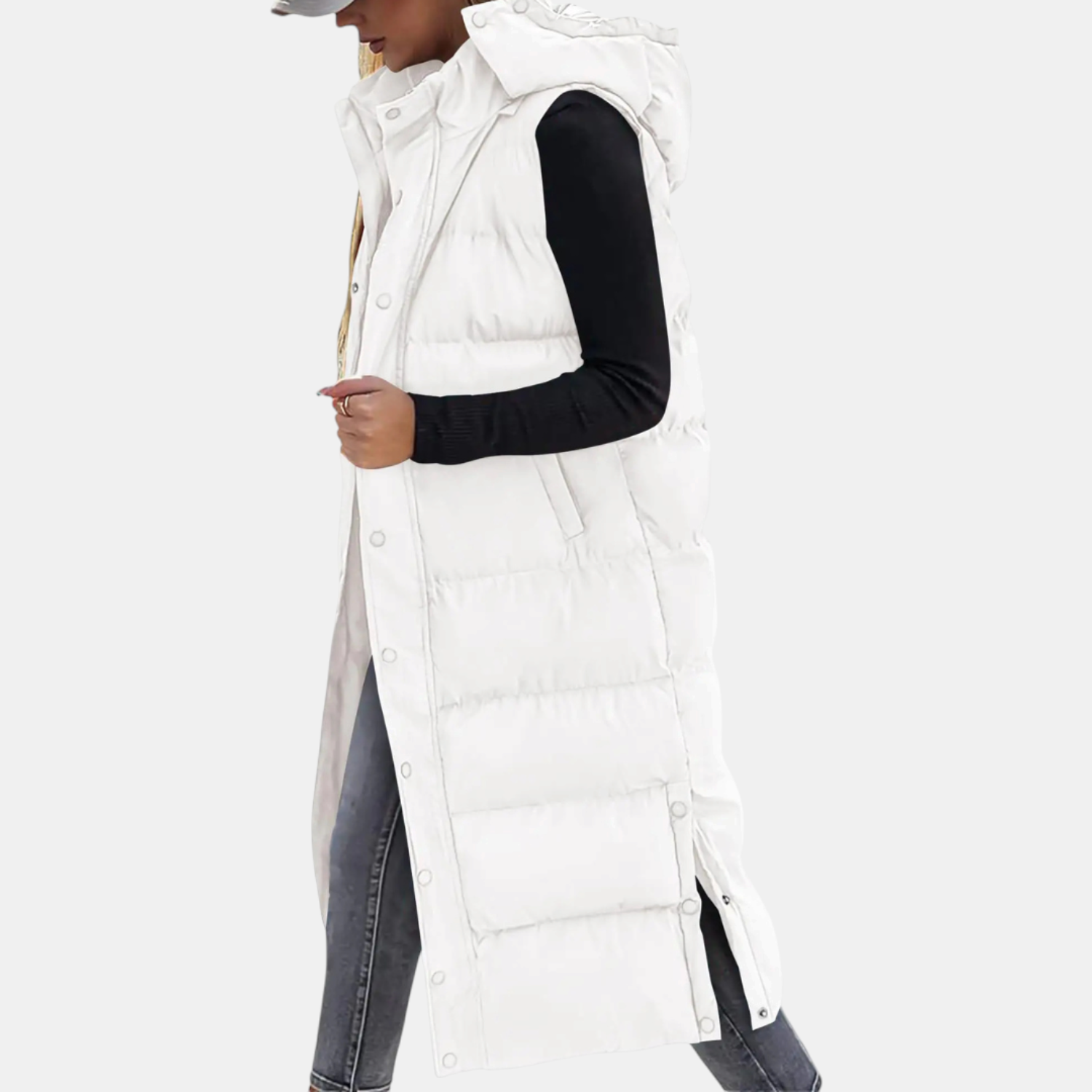AUDREY | Maxi Hooded Puffer Gilet