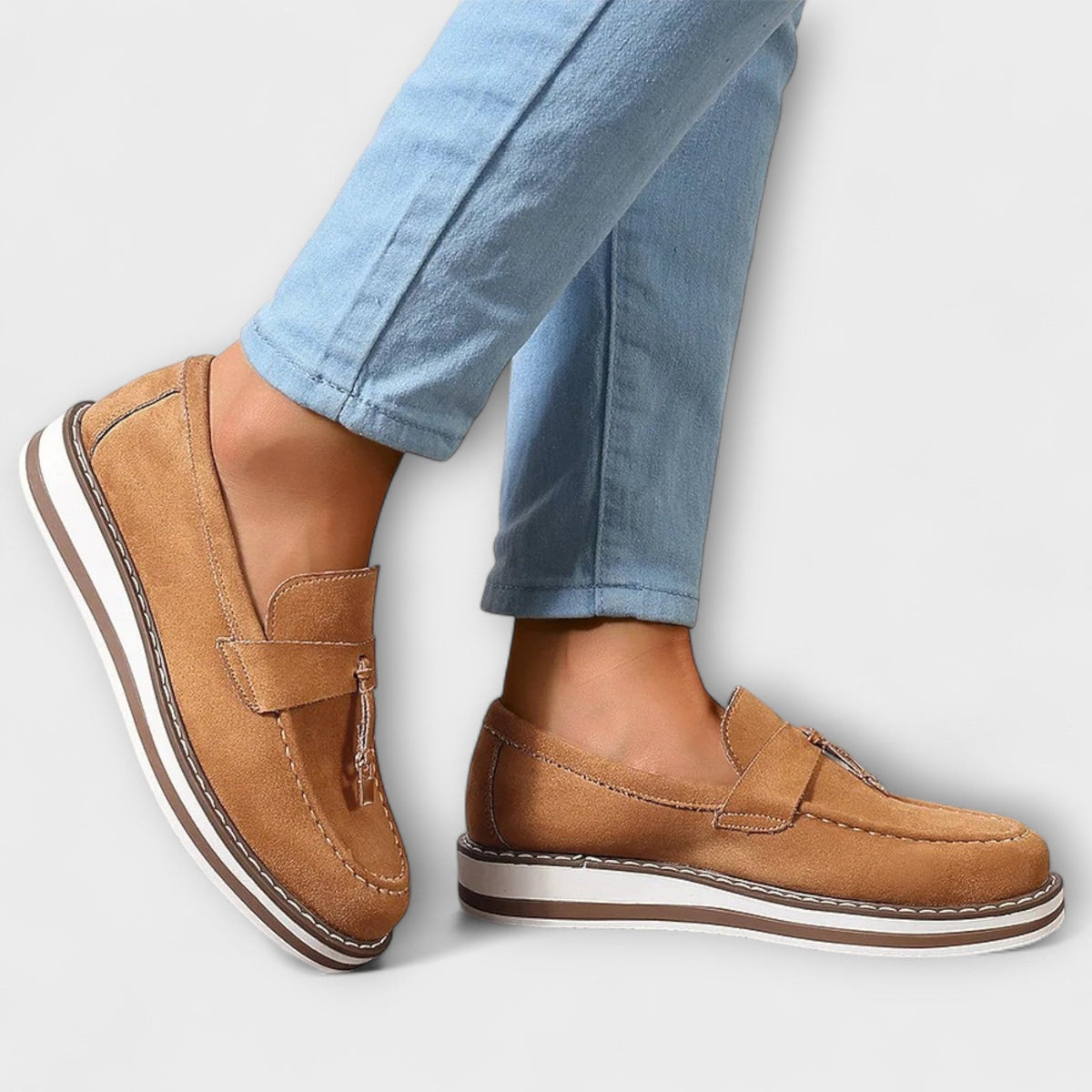 FREYA - ROUND TOE LOAFERS