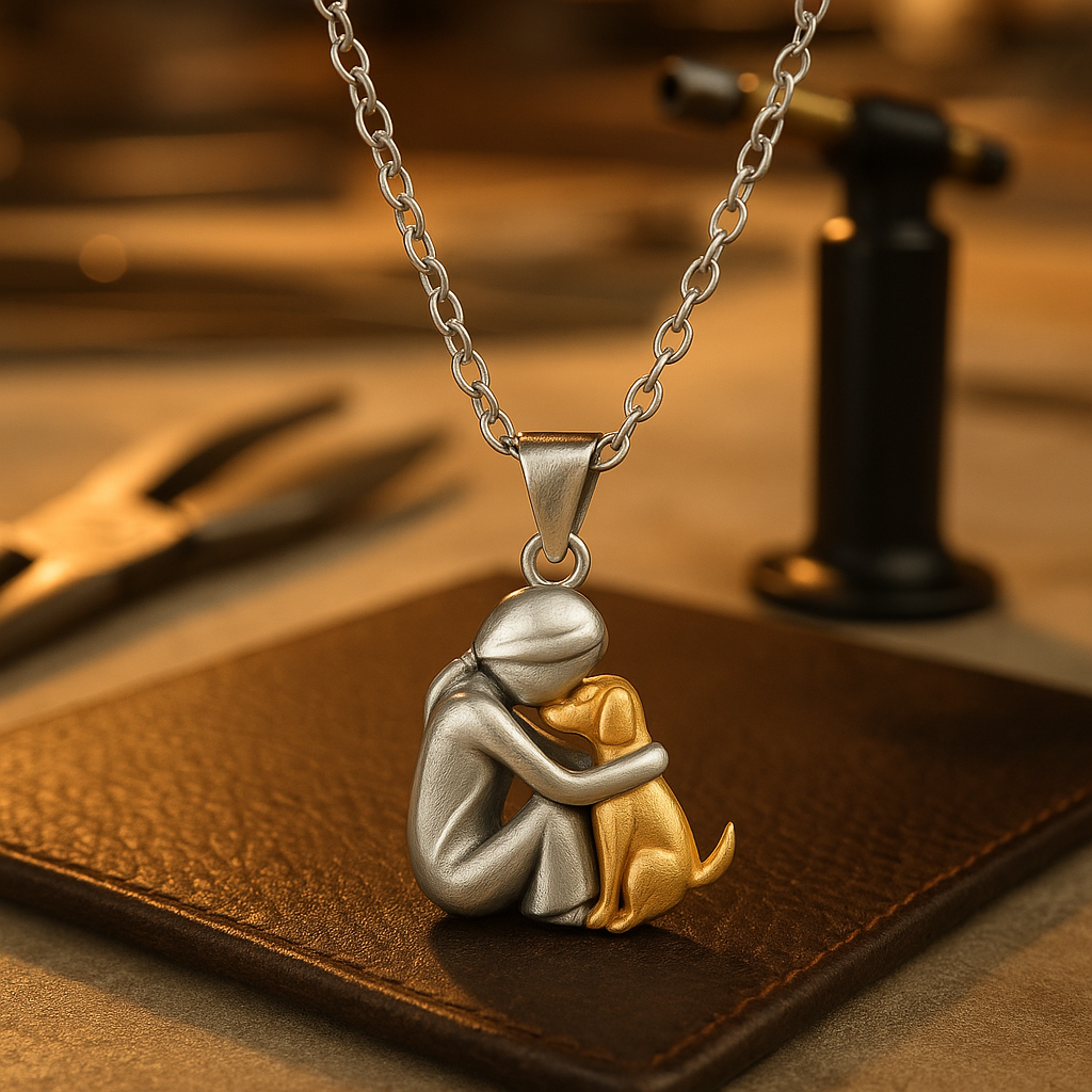 Hug Pendant for Necklace