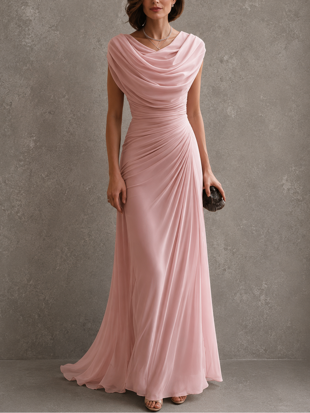 Jenna | Draped Maxi Dress