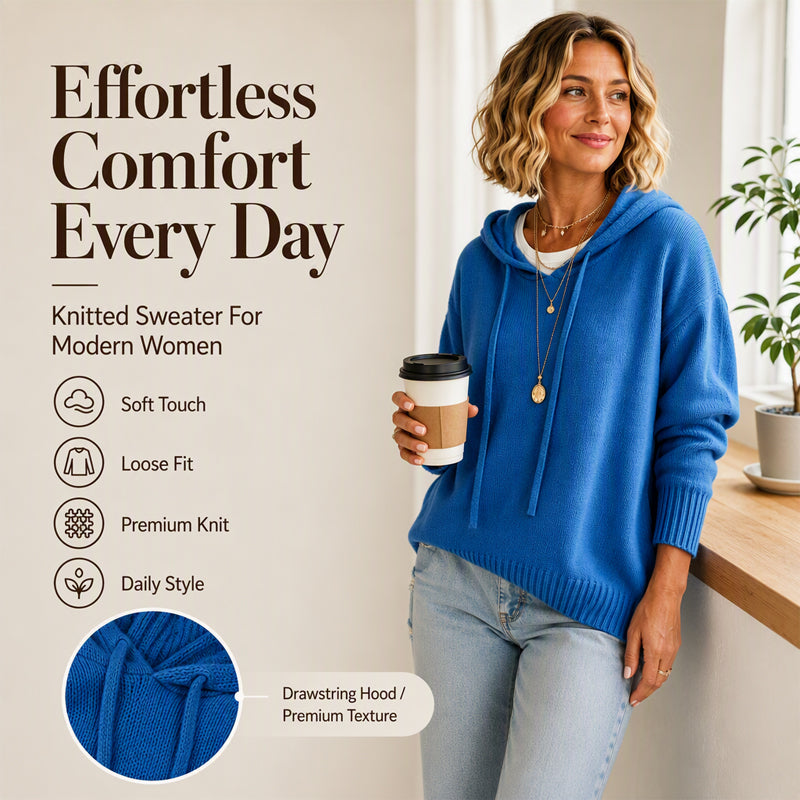 Kitsilano | Hooded Knit Sweater