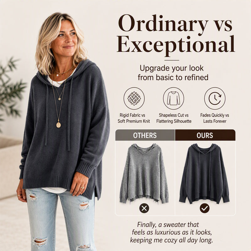 Kitsilano | Hooded Knit Sweater