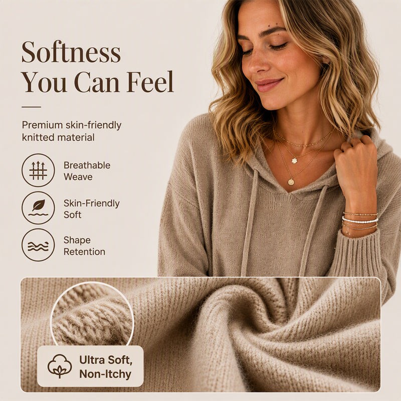 Kitsilano | Hooded Knit Sweater